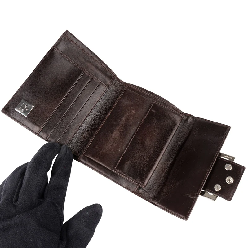 Fendi FF Monogram Baguette Buckle Wallet