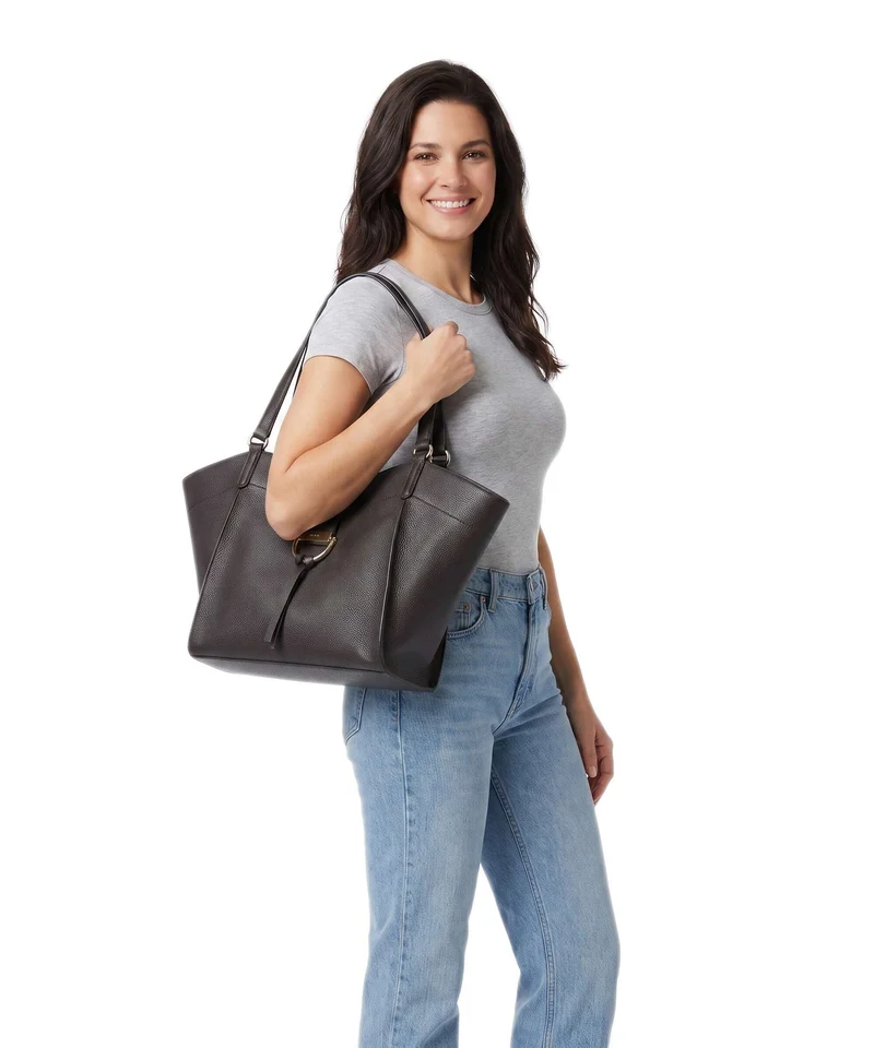 Abro Agave Temi Shopper dark brown