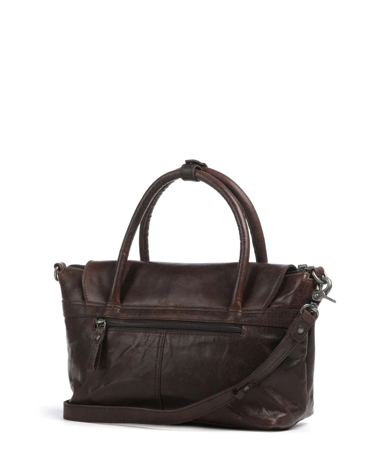 Spikes & Sparrow Bronco Hailey Handtasche dark brown