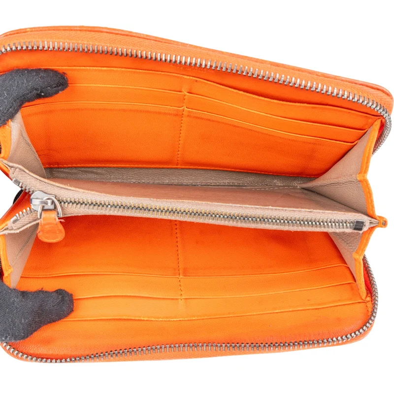 Bottega Veneta Intrecciato Leather Zip Around Wallet