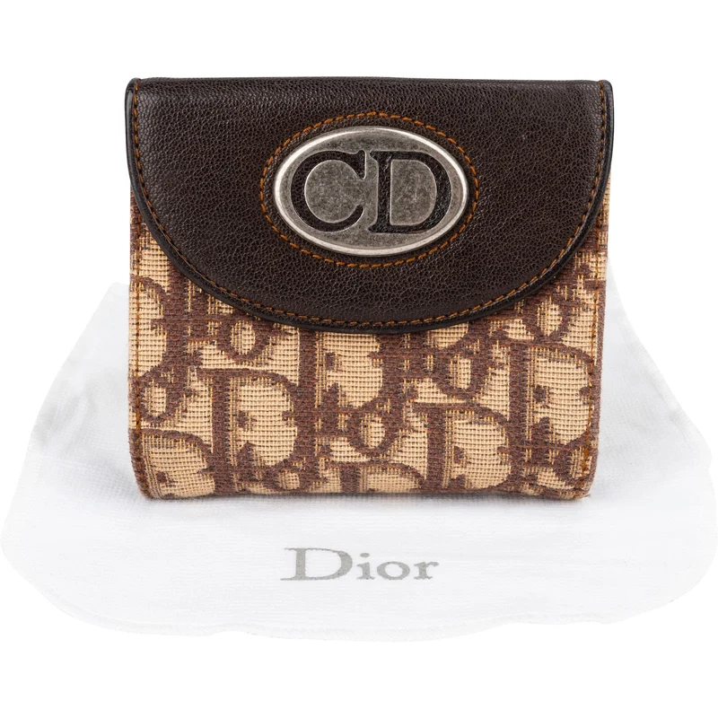Christian Dior Trotter Monogram Bifold Wallet
