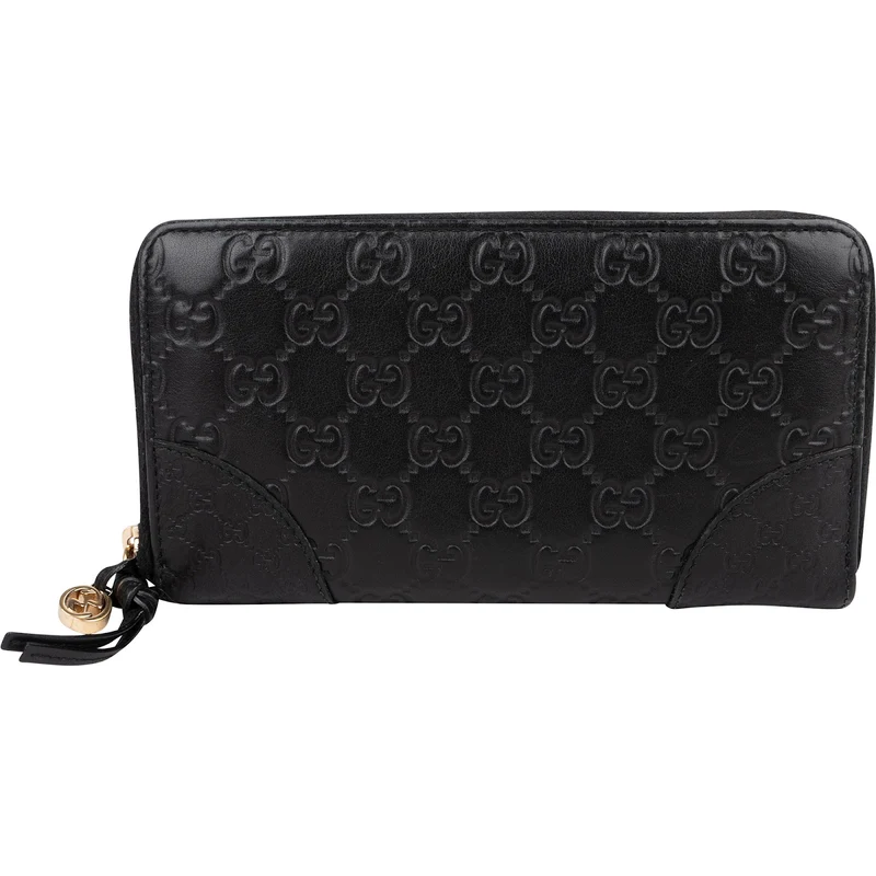 Gucci Guccissima Leather Zip Around Wallet