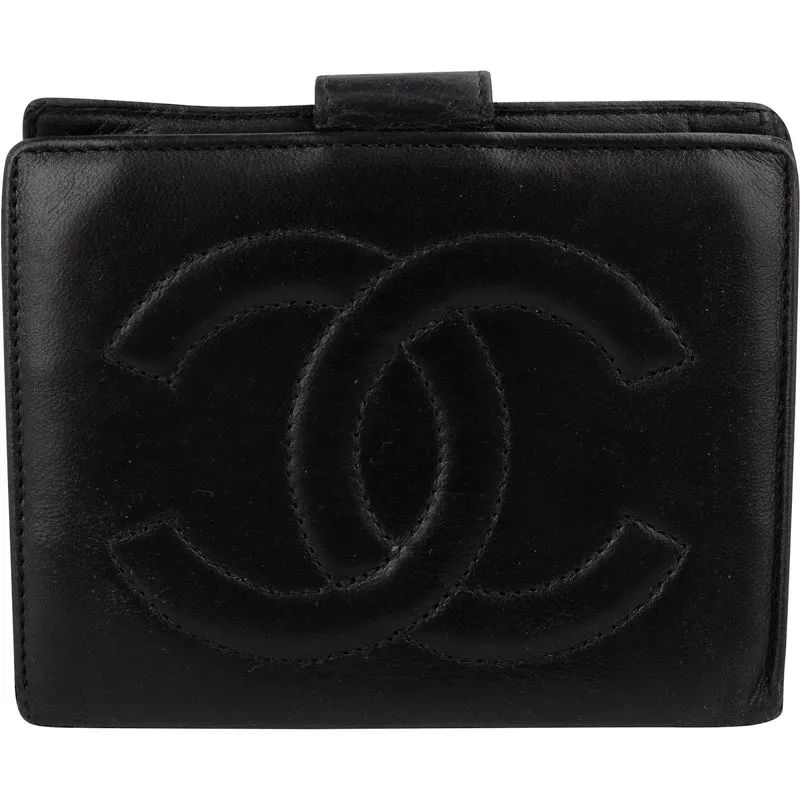 Chanel Lambskin CC Bifold Wallet