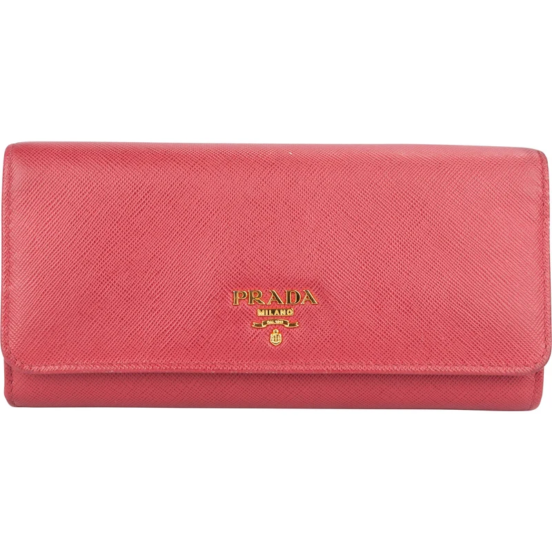 Prada Saffiano Leather Continental Wallet