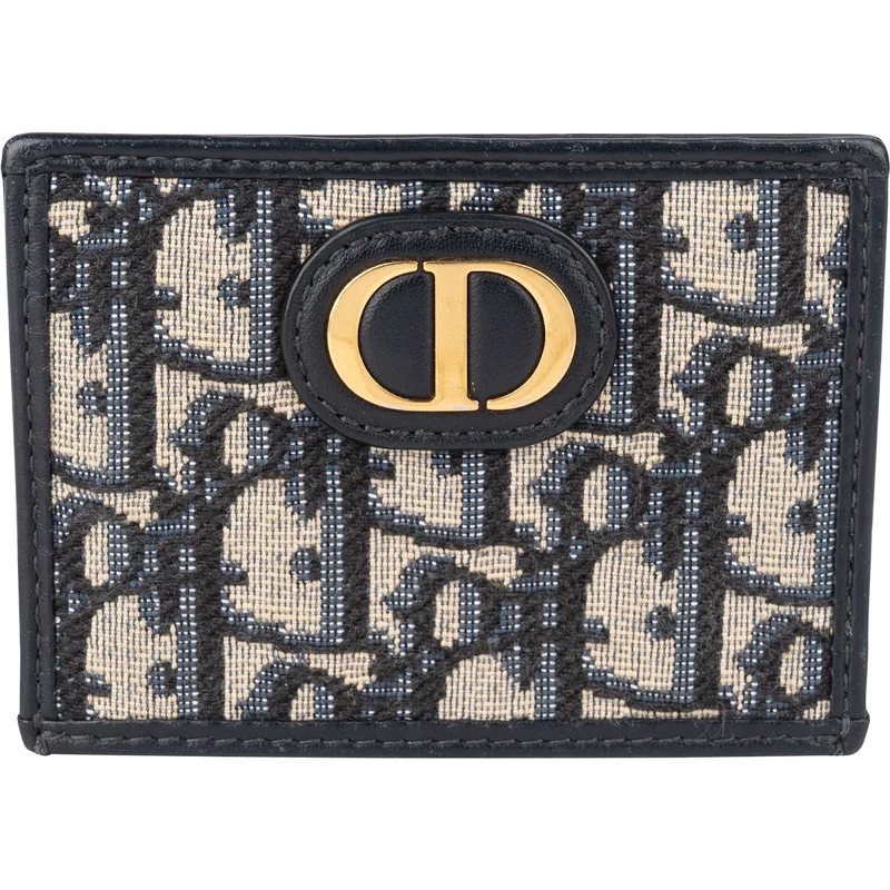 Christian Dior Oblique Trotter Monogram Card Holder