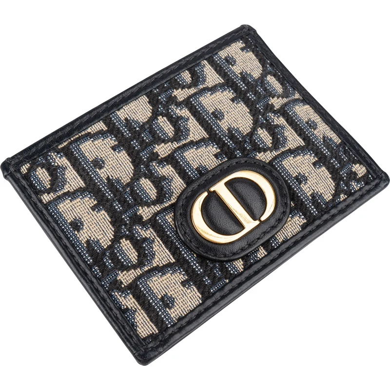 Christian Dior Oblique Trotter Monogram Card Holder