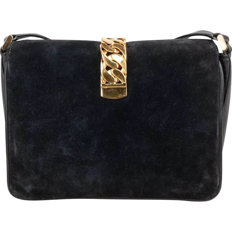 Gucci Suede Sylvie Small Crossbody Bag