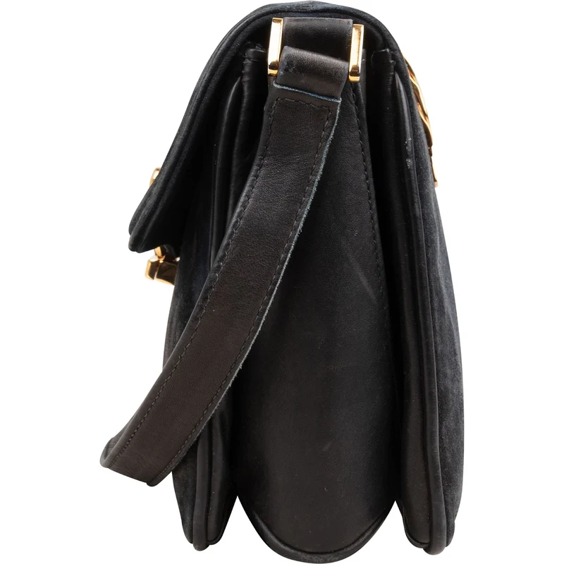 Gucci Suede Sylvie Small Crossbody Bag