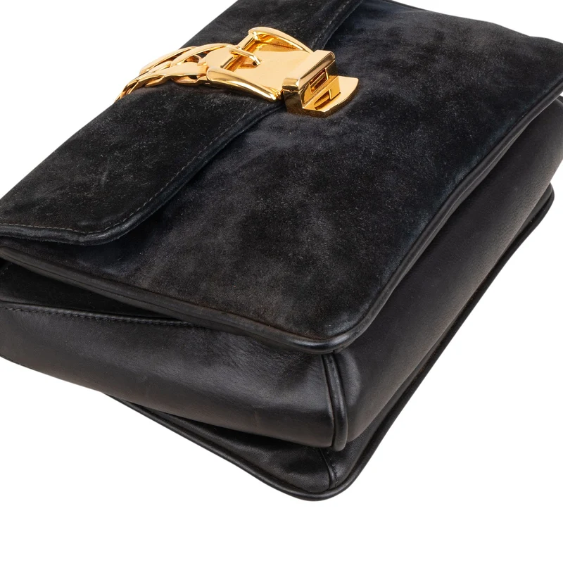 Gucci Suede Sylvie Small Crossbody Bag