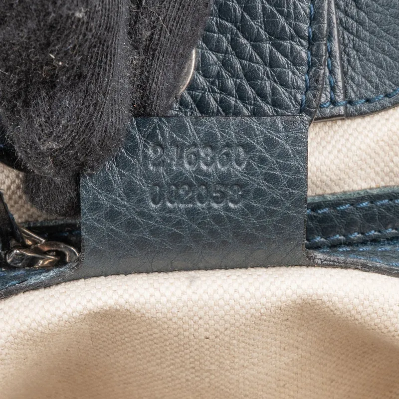 Gucci Guccissima Leather Bamboo Top Handle Tote Handbag