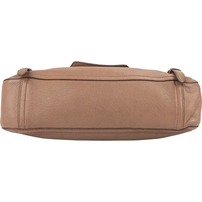 Miu Miu Leather Cervo Flap Turnlock Crossbody Shoulder Bag