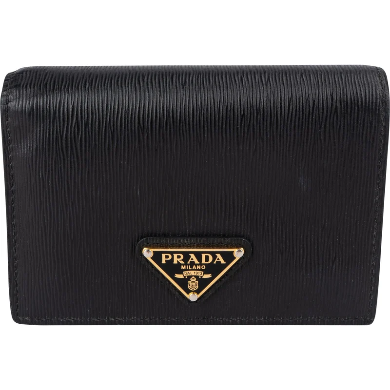 Prada Saffiano Leather Compact Wallet
