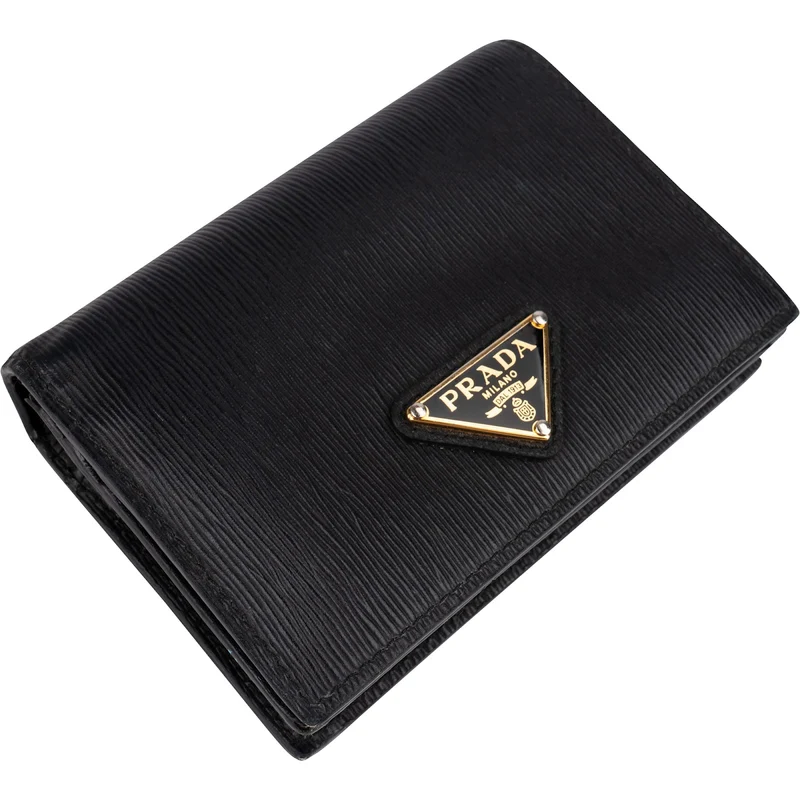 Prada Saffiano Leather Compact Wallet