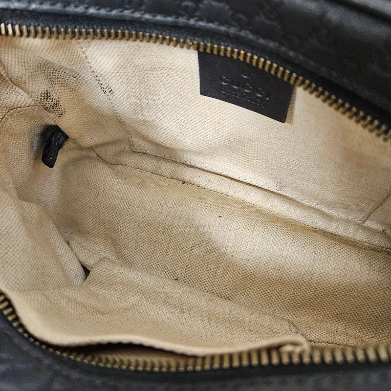 Gucci Guccissima Leather Bamboo Tassel Camera Crossbody Bag
