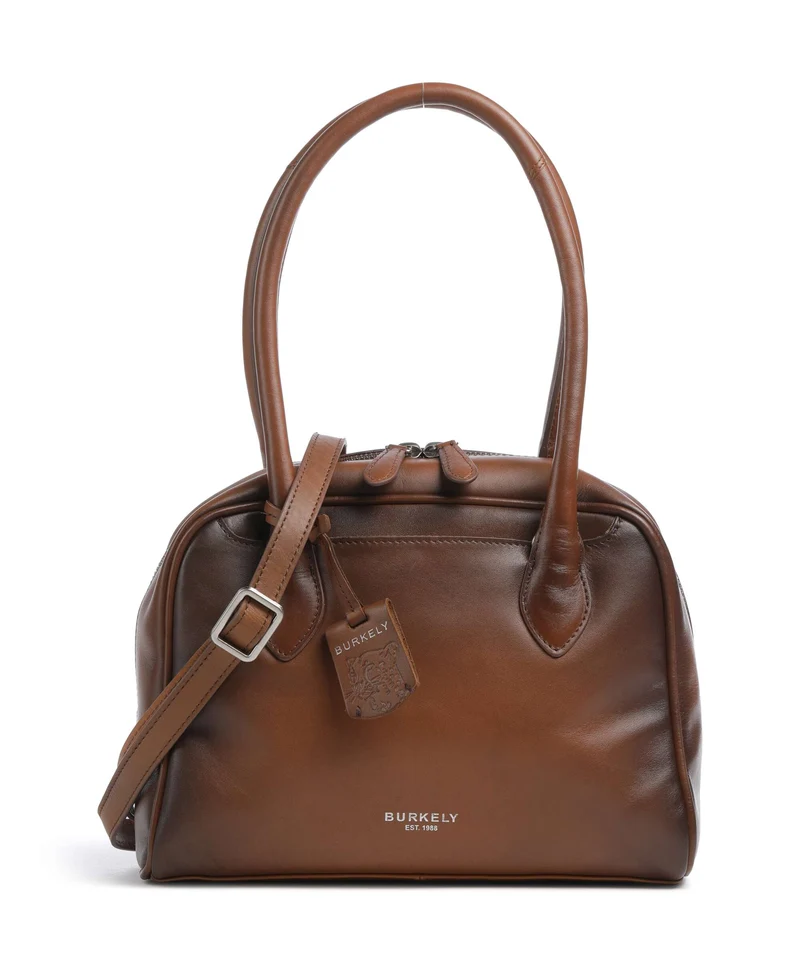 Burkely Ledger Schultertasche cognac