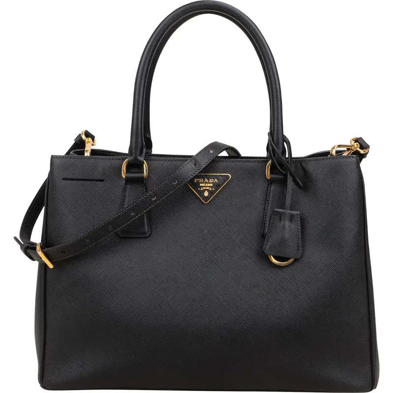 Prada Saffiano Leather Galleria Tote Handbag