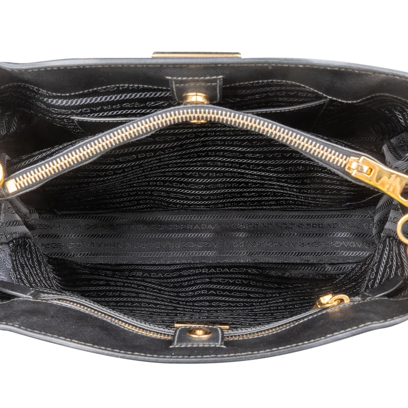 Prada Saffiano Leather Galleria Tote Handbag