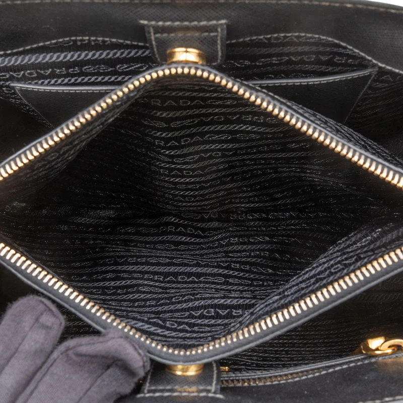 Prada Saffiano Leather Galleria Tote Handbag