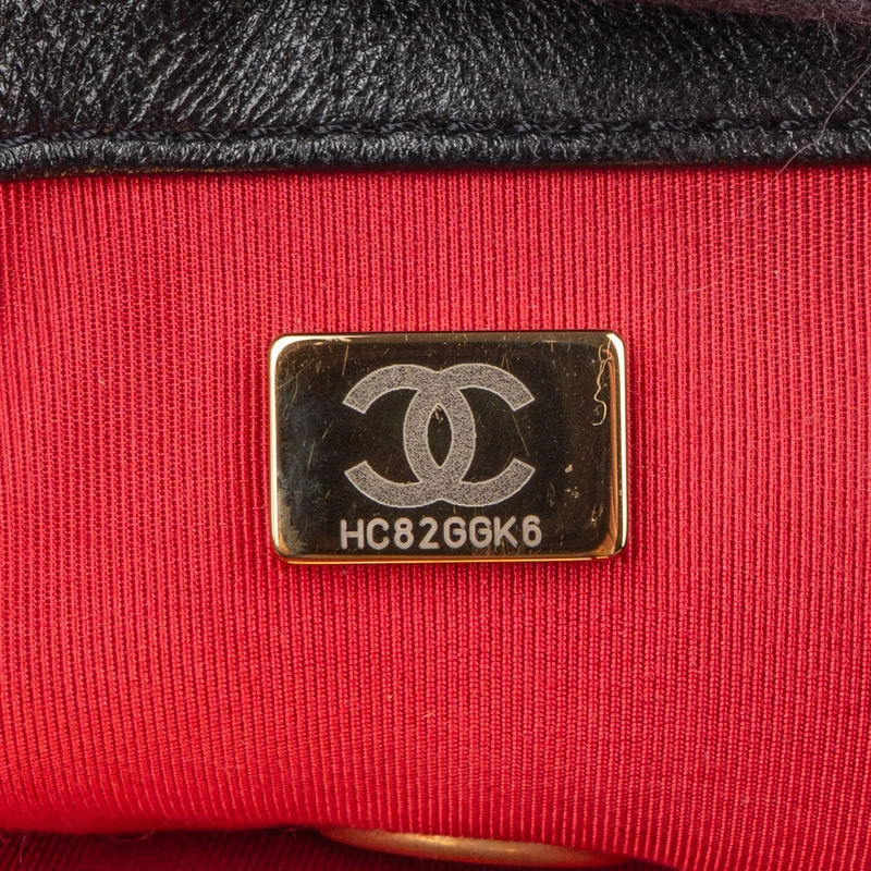 Chanel 19 Quilted Lambskin Single Flap Crossbody Bag Small