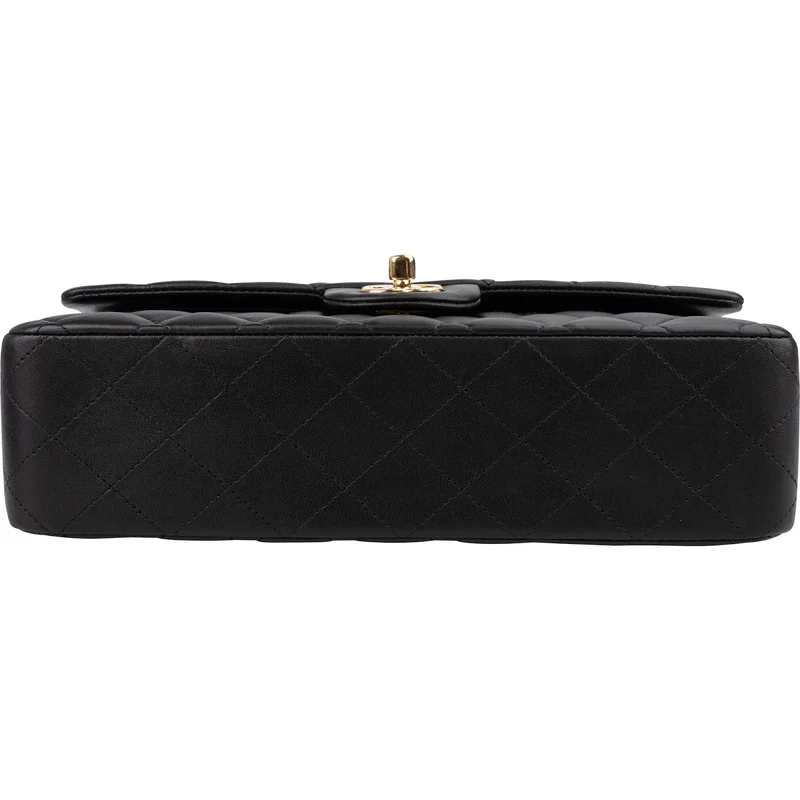 Chanel Quilted Lambskin Medium Double Flap Shoulder Bag