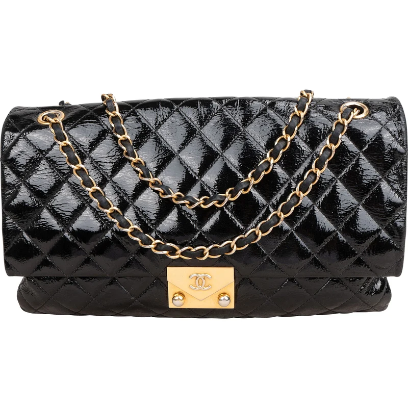 Chanel Patent Leather Ultimate Soft Single Flap Crossbody Bag