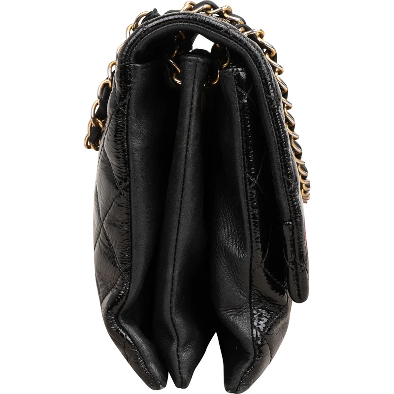 Chanel Patent Leather Ultimate Soft Single Flap Crossbody Bag