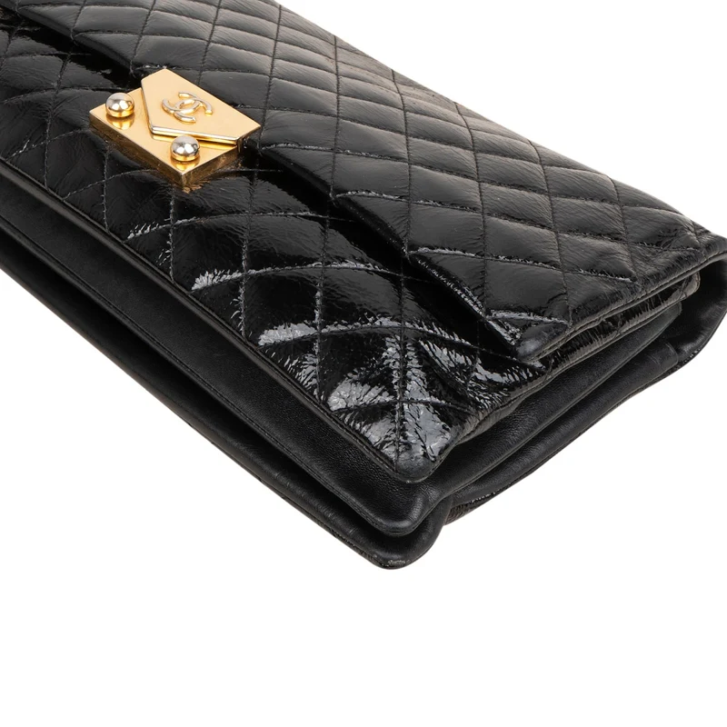 Chanel Patent Leather Ultimate Soft Single Flap Crossbody Bag