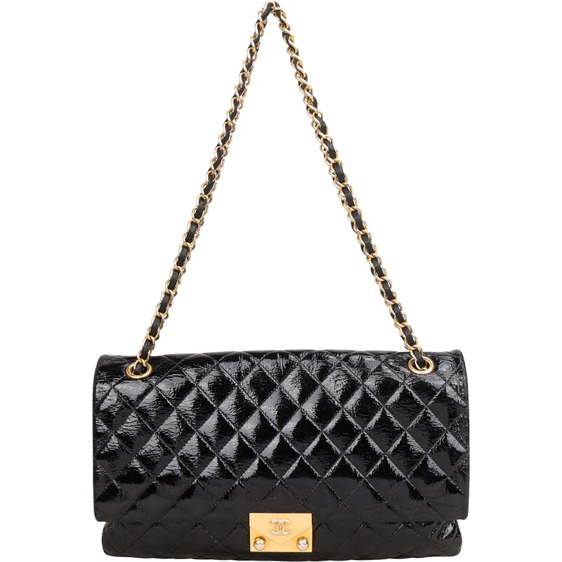 Chanel Patent Leather Ultimate Soft Single Flap Crossbody Bag
