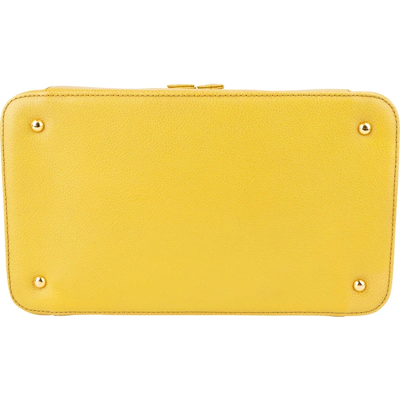 Chanel Iconic Caviar Leather CC Large Vanity Case Handbag