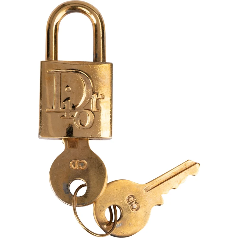 Christian Dior Golden Schloss Padlock