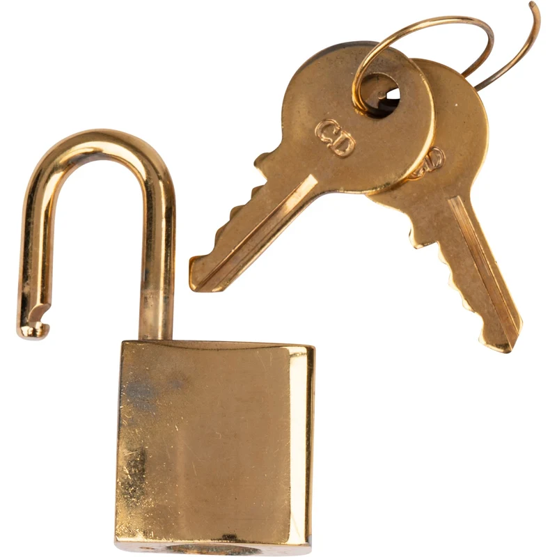 Christian Dior Golden Schloss Padlock