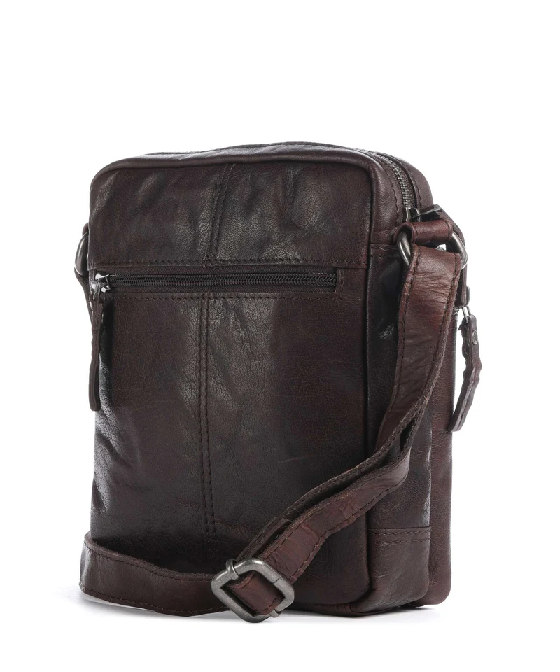 Spikes & Sparrow Bronco Vermont Umhängetasche dark brown