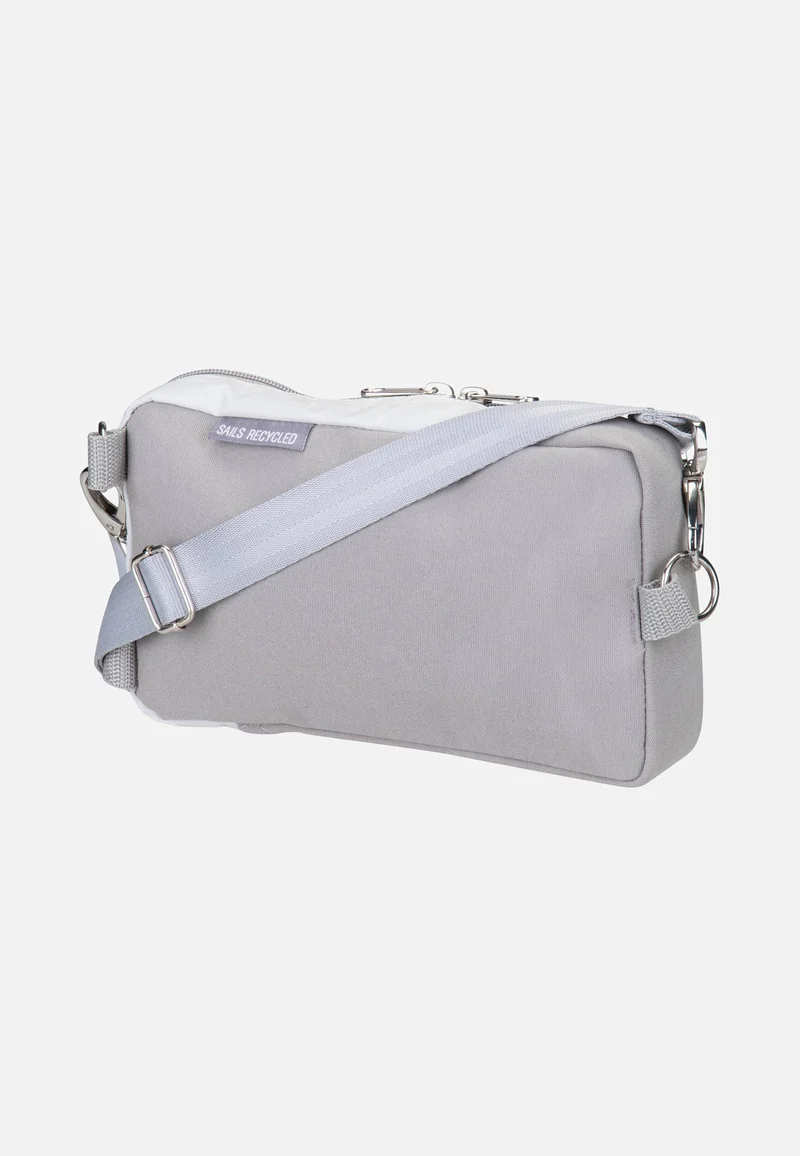 Nautik Stencil-Weiß/Grau - Bauchtasche