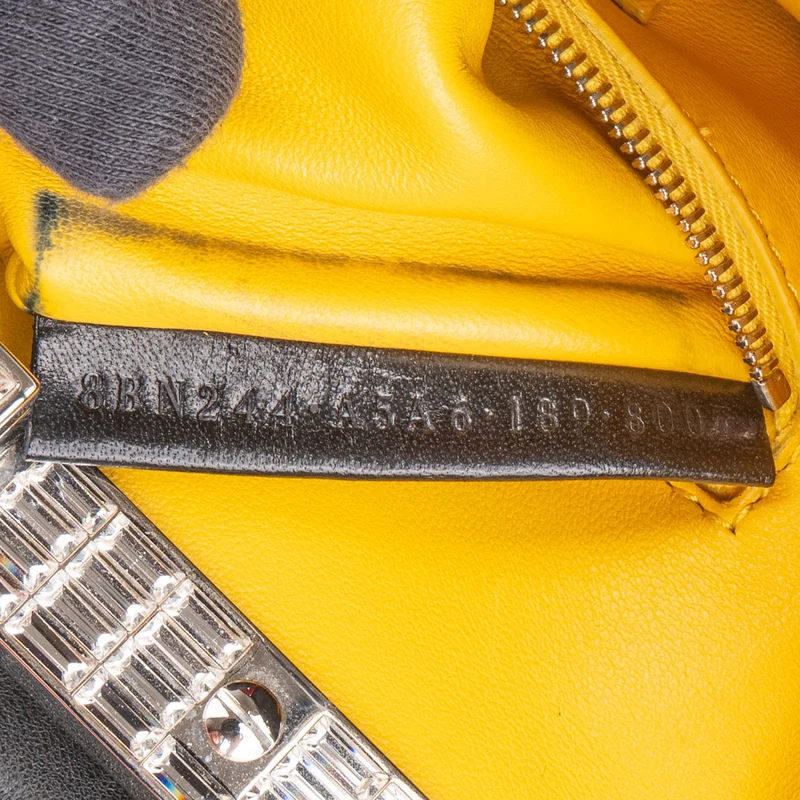Fendi x Kingsley Fur Special Order "A" Peekaboo Small Handbag