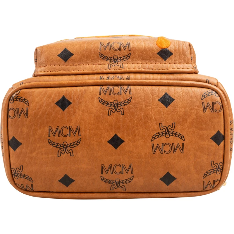 MCM Monogram Visetos Graffiti Stark Bebe Boo Mini Backpack
