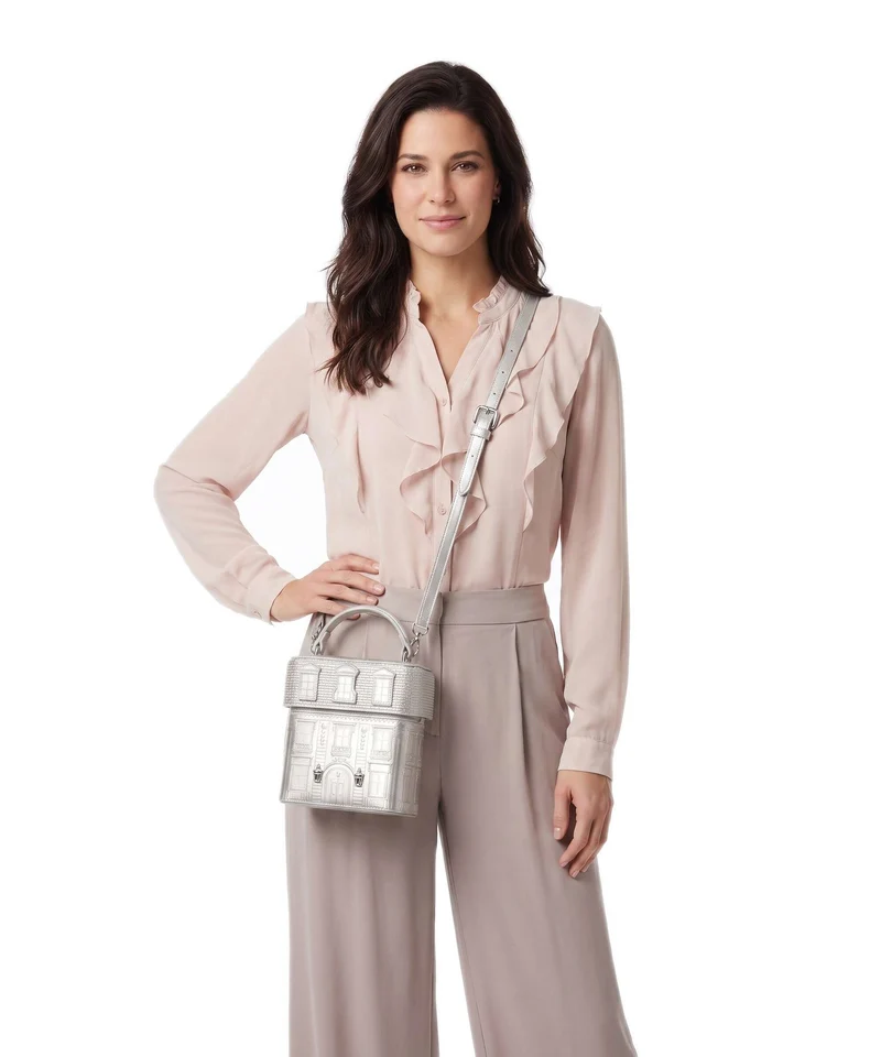 Karl Lagerfeld K/Rue St Guillaume Umhängetasche silver