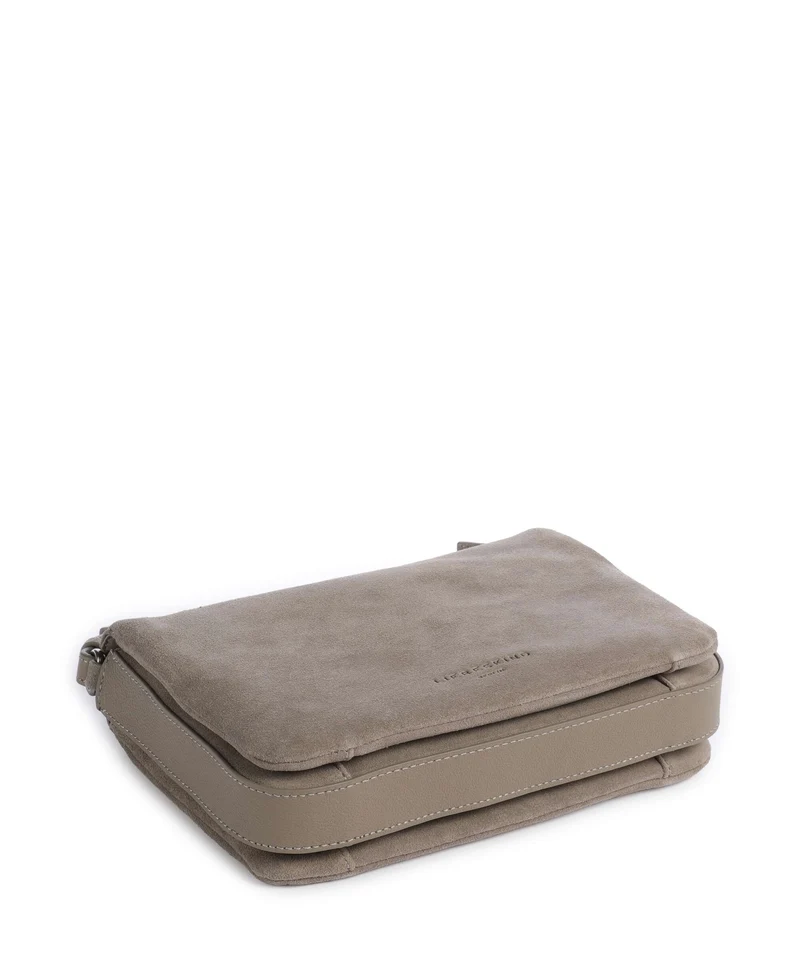 Liebeskind Nina Hydro Suede M Umhängetasche neutral grey