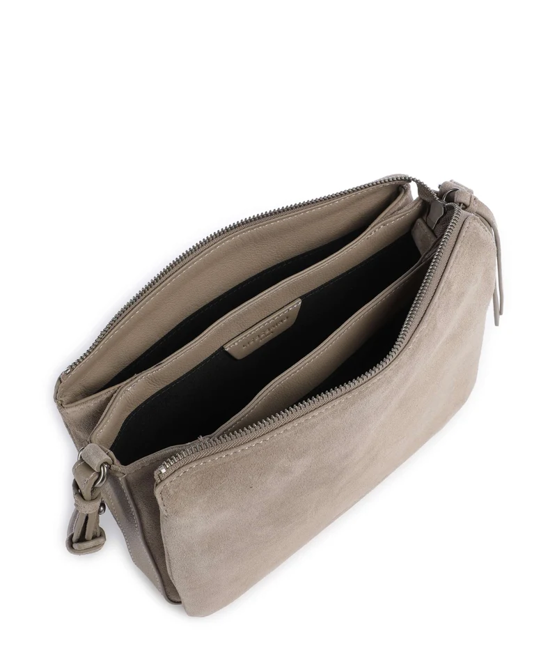 Liebeskind Nina Hydro Suede M Umhängetasche neutral grey