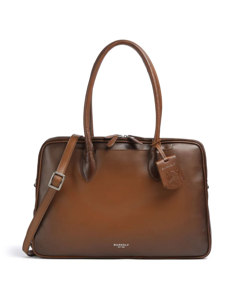 Burkely Ledger Shopper cognac
