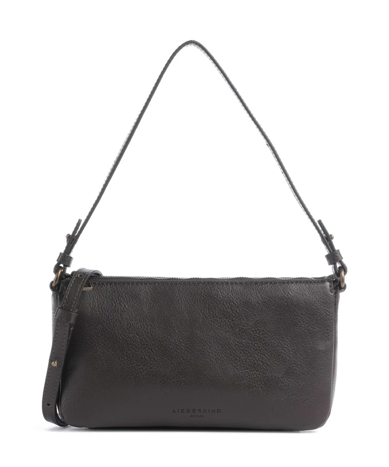 Liebeskind Ryker Cow Natural Schultertasche deep soil