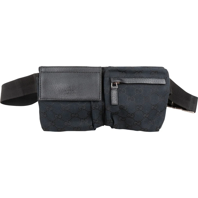 Gucci Monogram GG Canvas Small Belt Crossbody Bag