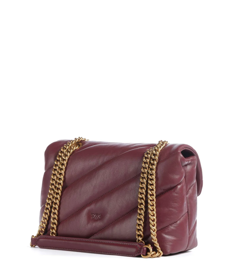 Pinko Love Puff Classic Schultertasche ribes intenso/antique gold