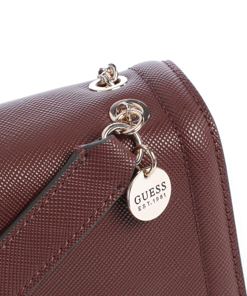 Guess Noelle II Schultertasche burgundy