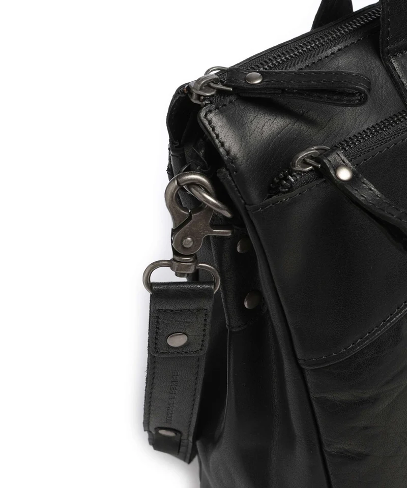 Spikes & Sparrow Bronco Yasmijn Shopper black