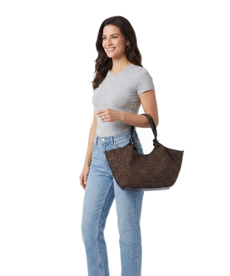 DKNY Paula Medium Shopper leopard
