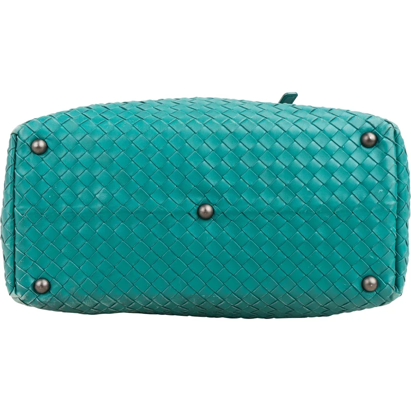 Bottega Veneta Intrecciato Nappa Leather Boston 30 Handbag