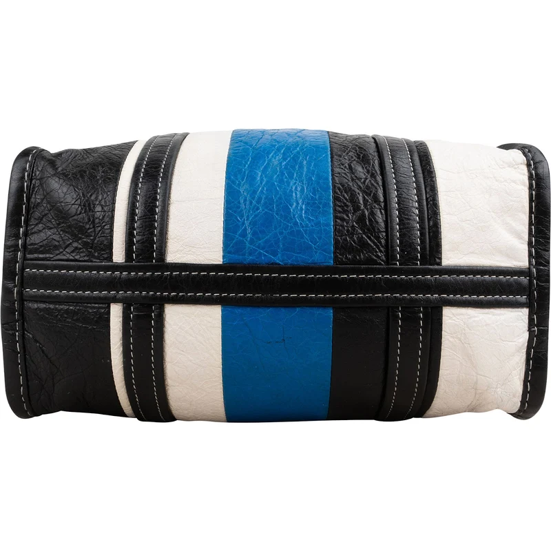 Balenciaga Tricolor Leather Bazar Tote Crossbody Handbag