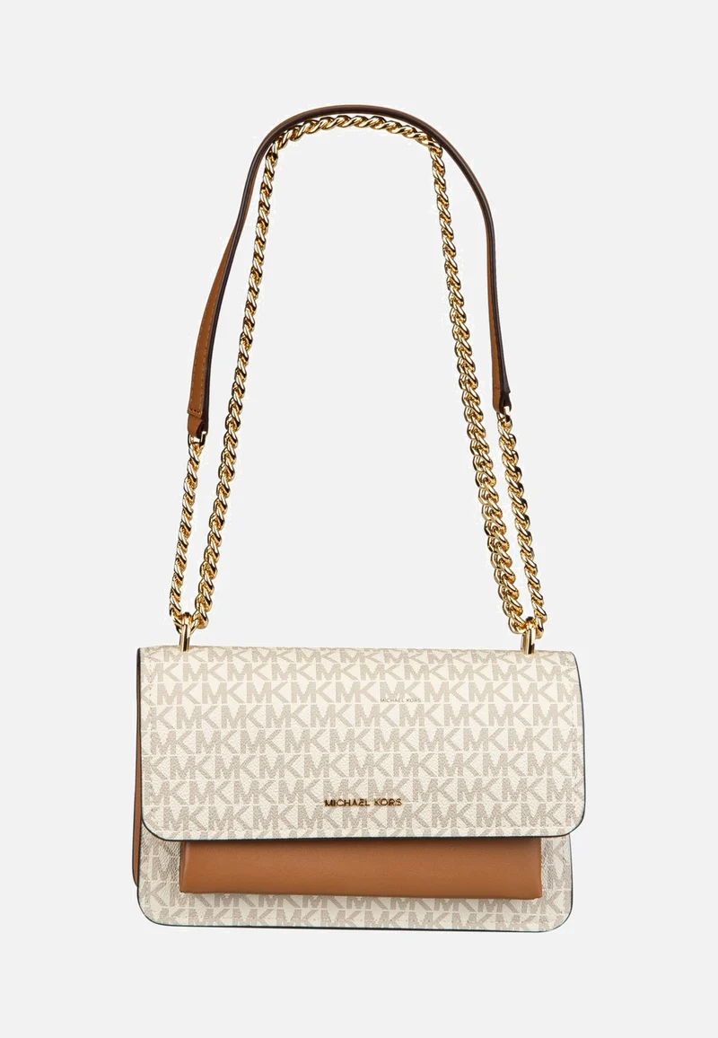 Claire LG Shoulder MK Sig Vanilla/Acorn - Umhängetasche