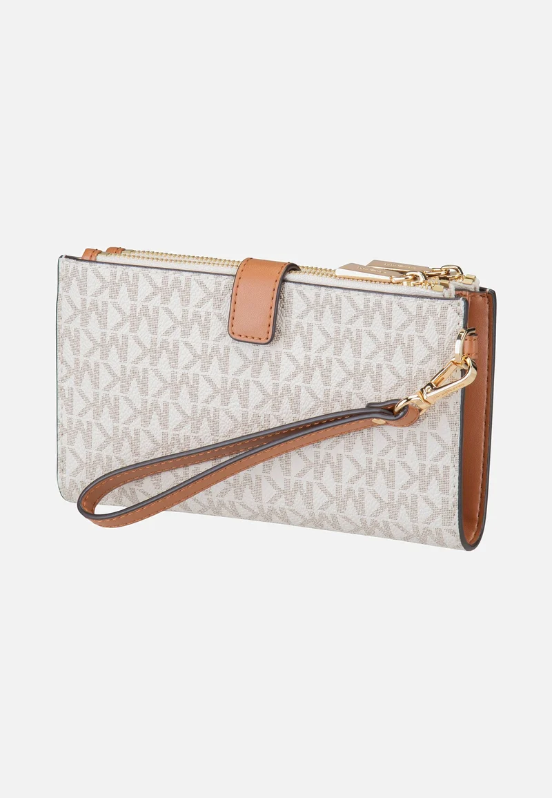 Jet Set Double Zip MK SIG Vanilla - Clutch