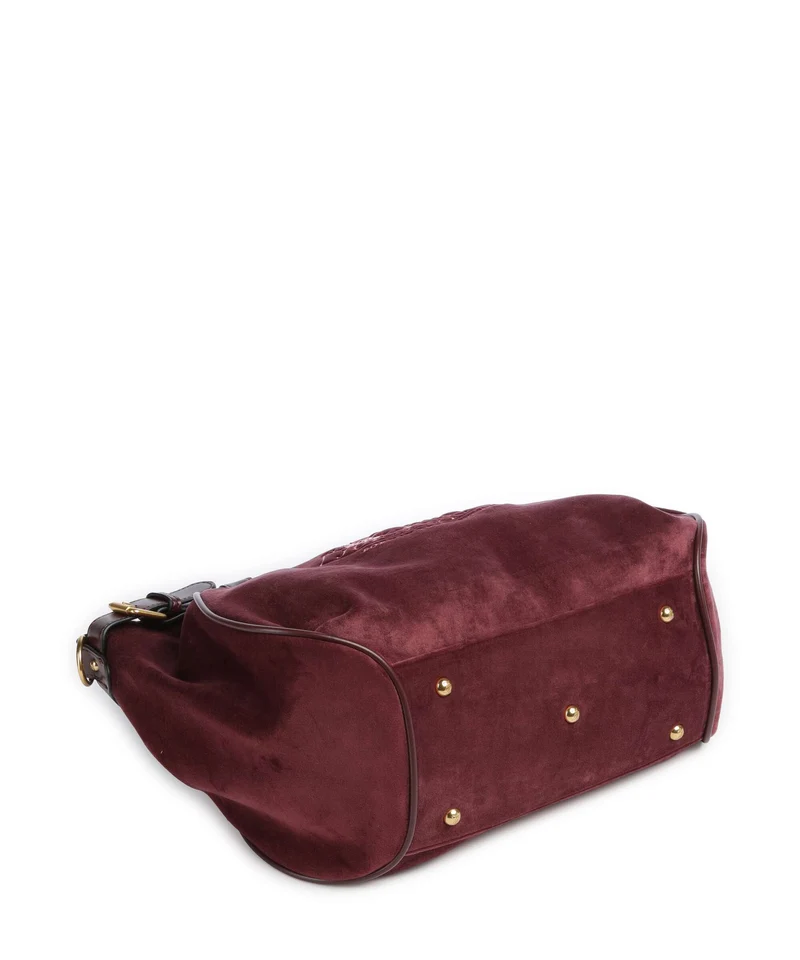 Juicy Couture Twig Narrative Velvet L Shopper winetasting